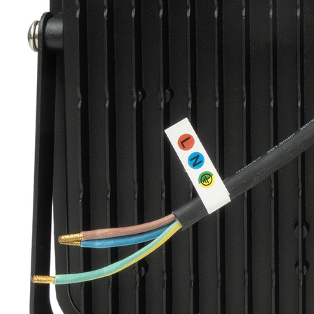 LED Außenstrahler 150W GTV Flutlicht schwarz IP65 Außenwandstrahler 12000lm GT-GCX150W-40