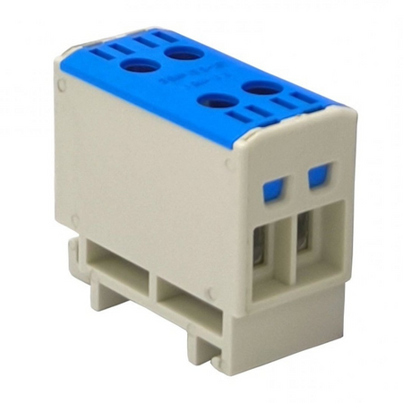 Hauptleitungsklemme Anschlussklemme ETB 16/1x2 Al/Cu Universalklemme Elektroinstallation 4 Löcher Elektro Becov UK2016.12