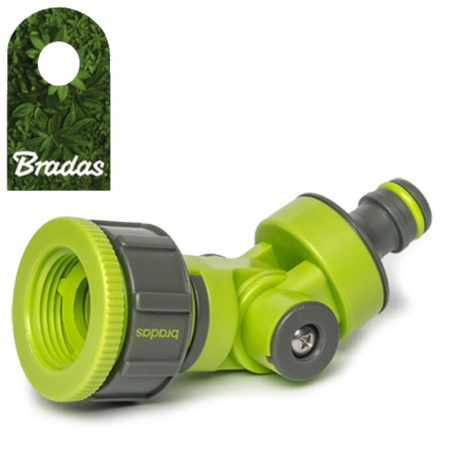 Hahnanschluß 1" regulierbar mit Reduktion für 3/4" Hahnstück LIME LINE Bradas LE-2194