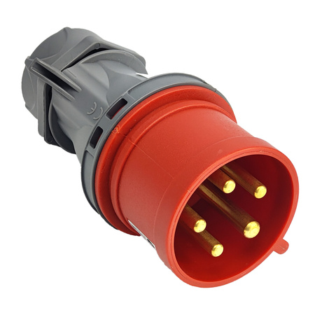 CEE Stecker mit Phasenwender 5P 32A IP44 400V 3107-350-1600
