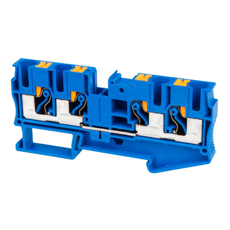 Reihenklemme 6mm2 4-Leiter Durchgangsklemme 1P Blau Phoenix Contact 3212947