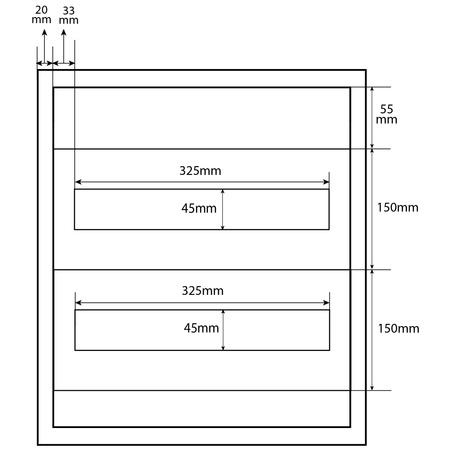 Doktorvolt Verteilerkasten Aufputz Sicherungskasten aus Metall 36 Module 2-reihig IP30 MN36/2/18