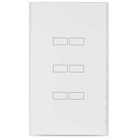 Doktorvolt Verteilerkasten Unterputz Sicherungskasten aus Metall 72 Module 4-reihig IP30 MP72/4/18