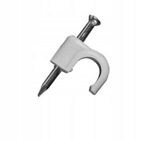 100 Stück Nagelschelle mit 25mm Nägel FLOP-10 Schelle Kabel Ø10mm E-P 27.10