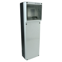 Stromverteiler TD SLIM IP65 6Module Verteilerkasten Feuchtraumverteiler Sicherungskasten Aufputz Doktorvolt DV-9115