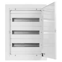 Doktorvolt Verteilerkasten Unterputz Sicherungskasten aus Metall 54 Module 3-reihig IP30 MP54/3/18