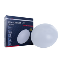 Plato Deckenleuchte 1xE27 IP44, milchiger Schirm, weiß C37-PLA-260-1E27