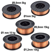 Schweißdraht 0,8 1 1,2mm 5kg 15kg Schutzgas G74101