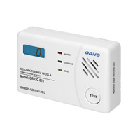 Sensor CO-Detektor Kohlenmonoxidmelder batteriebetrieben mit Display 3xAA TEST OR-DC-619-TEST