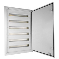 Verteilerkasten IP54 DARP-144 6x24 Unterputz Alutür Unterverteiler Sicherungskasten E-P 9.624