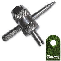 Ventileinsatzschlüssel Schlüssel für Ventileinsatz Kart PKW Felge Reifen Reifenfüllgerät BRADAS VE24