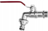 Auslaufkugelhahn 3/4" AG Hebelhahn Kugelhahn Gartenhahn universal Schlauchanschluß BRADAS GKK0434