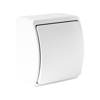 Wandschalter Schalter Lichtschalter Ausschalter IP44 weiß 151-01-DRV