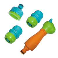 Bradas Bewässerungsset für Kinder BLACK LINE für 1/2" oder 5/8" Schlauch Multifunktionsdüse + Systemteile ECO-4540