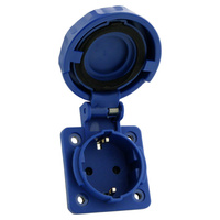 Einbausteckdose 230V 16A IP67 Schuko Steckdose Doktorvolt VZG 16S DV