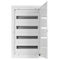 Doktorvolt Verteilerkasten Unterputz Sicherungskasten aus Metall 72 Module 4-reihig IP30 MP72/4/18