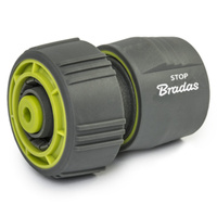 Schlauchkupplung 3/4" mit Stop Schnellkupplung LIME LINE SOFT BRADAS LE-S2150K