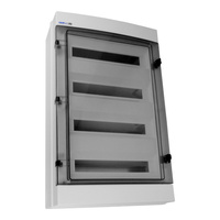 Feuchtraumverteiler Verteilerkasten 1000V 72Module Aufputz Sicherungskasten RH-72/4 AP VDE E-P 36.172