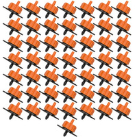 50x Tropfer mit Strömungslabyrinth 16l/h Außgang 4mm Micro Bewässerung DSE-TOD16-50