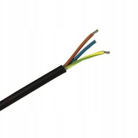 Kabel 3x1,5 mm² H07RN-F Gummikabel 450/750V schwarz Preis/1m 010000173