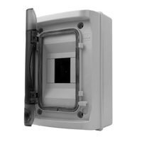 Verteilerkasten Feuchtraumverteiler HIGHT Kleinverteiler 1000V IP65 4 Module Sicherungskasten AP M-L 1x4 940.04