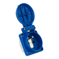 Mennekes Anbausteckdose Blau französisch/belgische Typ-E 230V IP44 11111