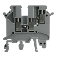 Reihenklemme 4mm2 3 Leiter Durchgangsklemme Grau UL PC4-TW-01P-11-00A(H)