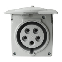 CEE Wandsteckdose mit Aufbaugehäuse 32A 400V 5P IZVN 3253