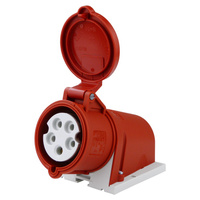 CEE Mennekes Einbausteckdose 32A 5P 400V IP44 Anbausteckdose Typ 27008