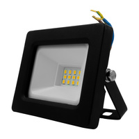 LED Außenstrahler 10W GTV Flutlicht schwarz IP65 Außenwandstrahler 800lm GT-GCX10W-40