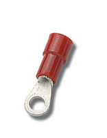 100 Stk Rohrkabelschuhe Kabelschuhe Ring isoliert 1,5mm M8 EM00137