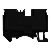 Reihenklemme 6mm2 Durchgangsklemme Schwarz UL DS6-01P-13-00A(H)