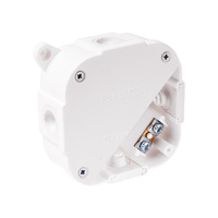 Abzweigkasten Aufputz-Feuchtraum Verbindungsdose mit Klemmen Abzweigdose weiss 88x88x40 mmViplast 074-51