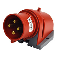 CEE Wandstecker Aufputz 4P 32A 400V IP44 3126-312-1600