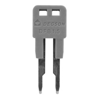 Einlegebrücke Steckbrücke Querverbinder 2-Polig für DS1.5 Reihenklemmen DGN DFB1.5-02P-11-00A(H)