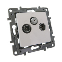 Sat Radio TV Steckdose Antennendose 1,5 dB Niloe Legrand 764563