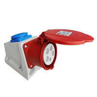 Combo Wandsteckdose 5-polig CEE 32A IP44 Schuko 230V 3107-605-1600