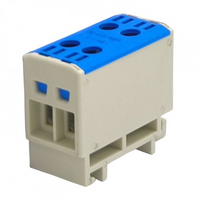 Hauptleitungsklemme Anschlussklemme ETB 16/1x2 Al/Cu Universalklemme Elektroinstallation 4 Löcher Elektro Becov UK2016.12