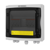 Solar Anschlusskasten PV DC 1000V 2x Mersen T2 2-String PG Doktorvolt DV-4425-FOT