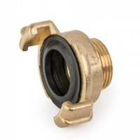 Klauenkupplung GEKA Außengewinde 1" Messing Schnellkupplung BRADAS BR-GK113A