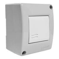 Lichtschalter im Gehäuse IP40 grau M-L 1470.00