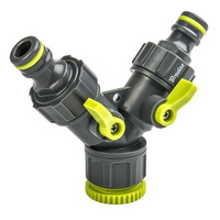 Y-Stück 3/4"- 1/2" mit 2 Ventilen LIME LINE BRADAS LE-02221K