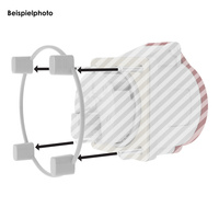 Einbausatz für CEE Anbaudosen 4 Kunststoffmuttern Isolierschutz Doktorvolt DV-1387-400-RPP