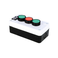 Drucktaster 3 Schalter Gehäuse 10/6A 230V IP65 DV-0089