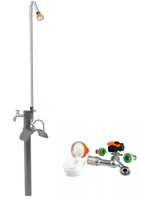 Gartendusche Garten-Set: Brause, Wasserhahn, Schlauchhalter Bradas AG8301