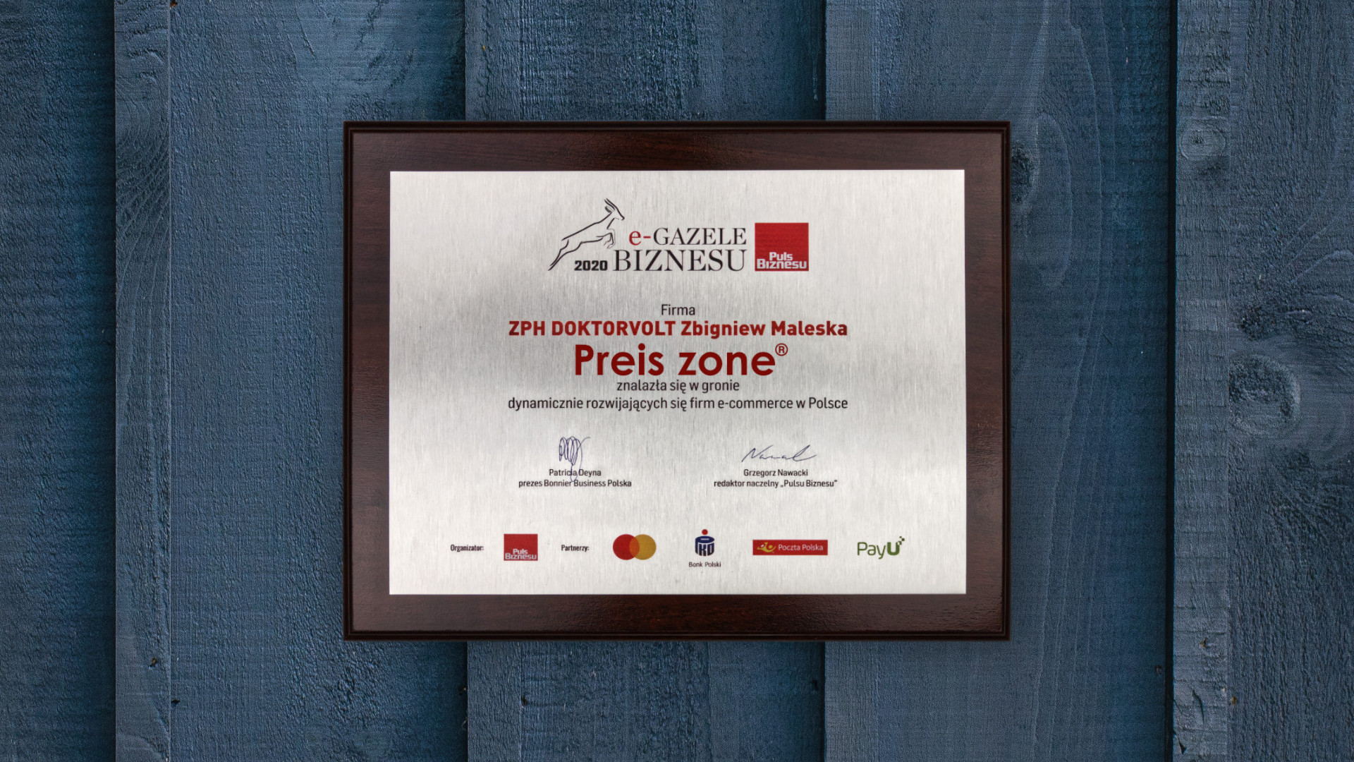 Preis-Zone Auszeichnung in Polen