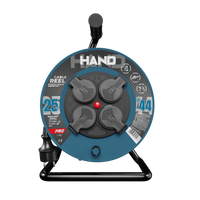 Kabeltrommel HAND PRO 25m 4x Steckdosen 230V IP44 H05RN-F 3x1,5 mm² W-96305