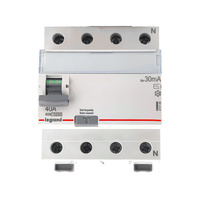 Fehlerstromschutzschalter Fi-Schalter 4P 40A 0.03A typ AC Legrand 411708