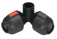 Winkelstück Verbinder 25 mm x 3/4"-Innengewinde wasserdicht Quick & Easy Gardena 02764-20