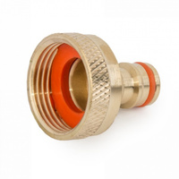 Hahnanschluß Hahnstück Innengewinde 1" Messing BRADAS BR-2197